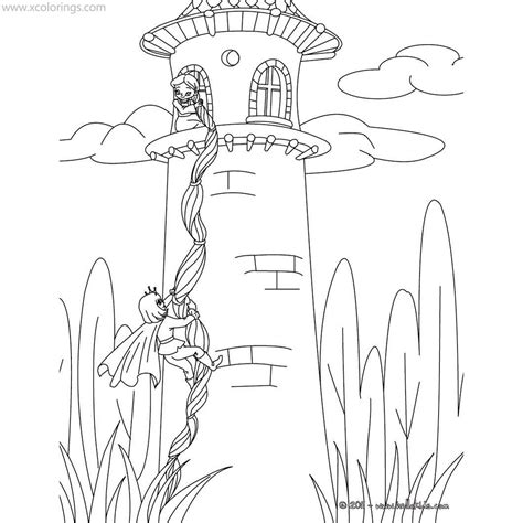 tangled coloring pages chameleon xcoloringscom