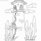 Rapunzel Xcolorings Tangled sketch template