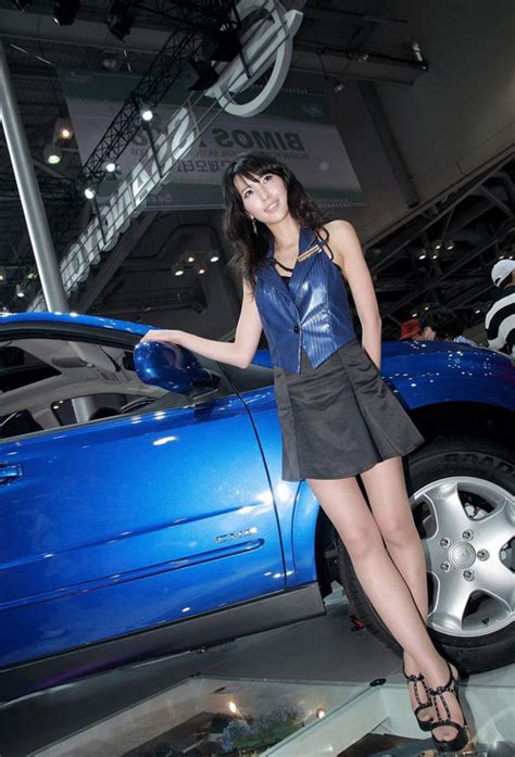 korean beautiful auto show girl photos classic girls