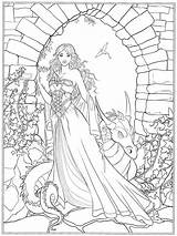 Unicorn Detailed Coloring Pages Getcolorings Col Print Printable sketch template