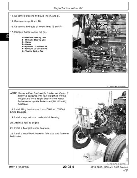 john deere  tractor service repair manual