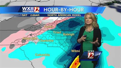 michelle winter weather friday saturday youtube
