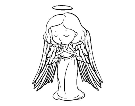 angel praying coloring page coloringcrewcom