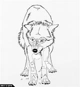 Wolf Lineart Angry Wolves Drawing Fighting Coloring Drawings Pages Sketches Deviantart Anime Getdrawings Sketch Sad Template sketch template
