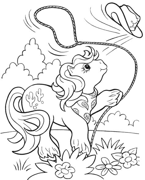 pony coloring pages coloringpagescom