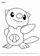Oshawott Pokemon Step Draw Drawing Tutorials Drawingtutorials101 sketch template
