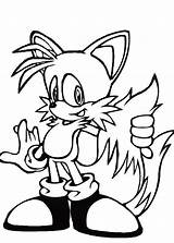 Sonic Tails Hedgehog Knuckles Renard Gratuit Fuchs Volpe Piccola Freund Kleine Roule Galette Ec0 Ausmalbild Colorare Supersonic Imprimé Fois sketch template