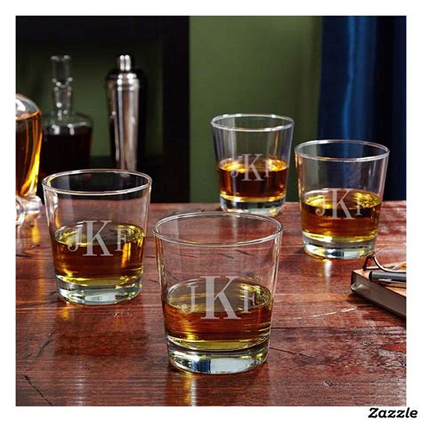 custom bourbon glasses set