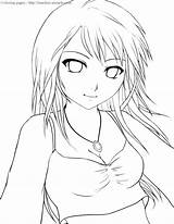 Anime Coloring Pages Girls Miracle Timeless sketch template
