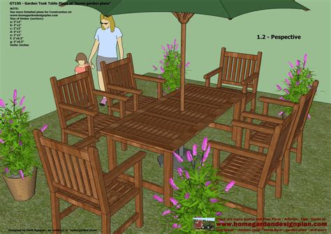 home garden plans gt garden teak tables