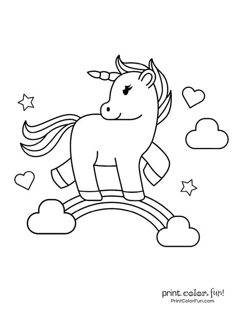 cute   unicorn   coloring pages  print coloring