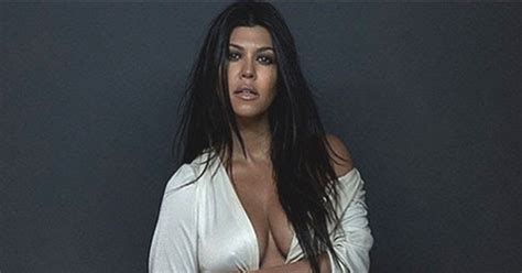 Pregnant Fashion Model Pictures Kourtney Kardashian Does A Naked