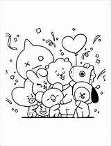 Bt21 Coloringbay Chimmy sketch template