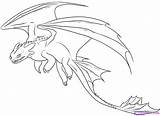 Toothless Tail sketch template