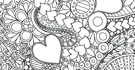 coloring pages hearts  flowers  getcoloringscom