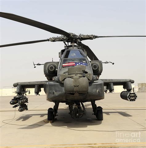 Front View Of An Ah 64d Apache Longbow Photograph By