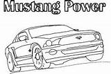 Mustang Coloring Pages Car Boss 1969 sketch template
