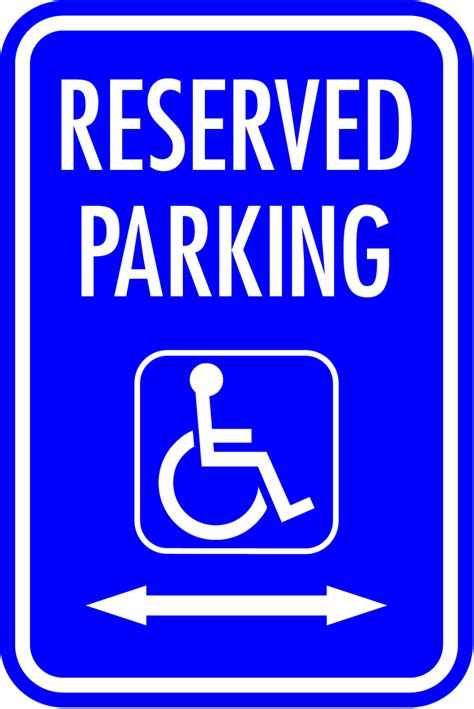 handicap parking sign   handicap parking sign png