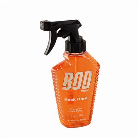 bod man rock hard fragrance body spray 8 0 oz 236 ml for men by