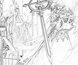 Coloring Pages Might Magic Angel Heroes Demons Angels Character Yumiko Fujiwara Getcolorings Getdrawings sketch template