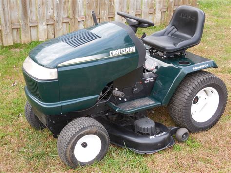 craftsman hp tractor riding lawnmower lawn mower tractors outdoor power equipment tiny