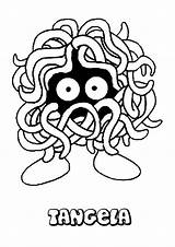 Pokemon Coloring Color Pages Grass Go Tangela Online Green Colouring Type Homies Getcolorings Printable Plants Popular Choose Board sketch template