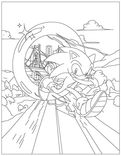 sonic coloring pages  kids  love  pdfs verbnow