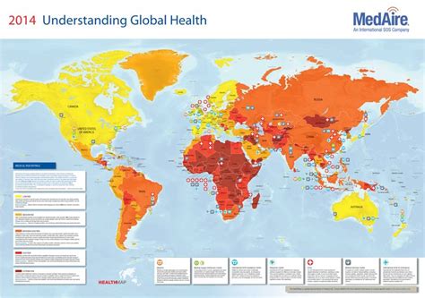 global health map geography global