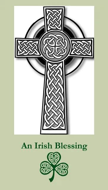 irish blessing prayer card  pack laminated    bonus cards