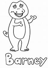 Barney sketch template