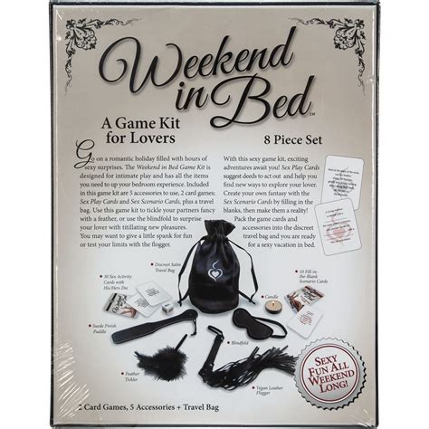 weekend in bed game kit bms enterprises