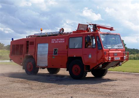 royal air force firefighting rescue service simon  crash tender fire trucks fire engine