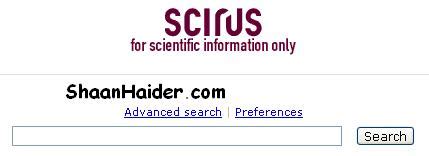 scirus search engine  scientific information  geeky stuffs