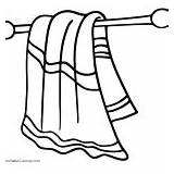 Towel Beach Clipart Folded Related Posts sketch template