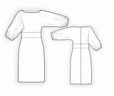 Lekala Sewing Dress Patterns Pattern Sleeves sketch template