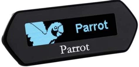 parrot mki bluetooth hands  system  blue oled  lines screen   ipod works