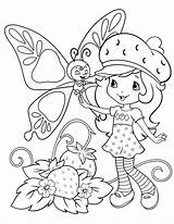 Strawberry Shortcake Fairy Coloring Pages Talking Printable Colouring Choose Board Kids Animation sketch template