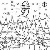 Sky Night Coloring Moon Pages Printable Drawing Cute Crafts Cartoon Kids Winter Snow Animal Getdrawings Astronomy Starship Christmas Getcolorings Color sketch template