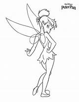 Colorare Tinkerbell Tinker Trilly sketch template