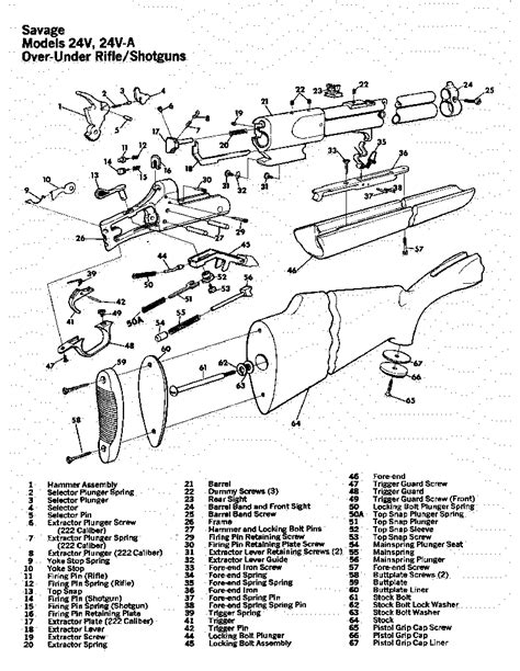 savage model  parts diagram diagram resource