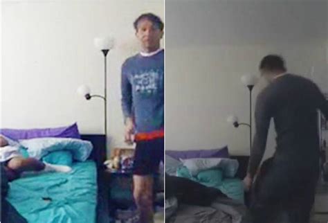 landlord caught on camera having gay sxc on tenants bed use wife s wedding dress to clean up