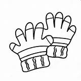Guantes Colorear Guante Gloves Beisbol Complementos Vestir Apexwallpapers Mitones sketch template