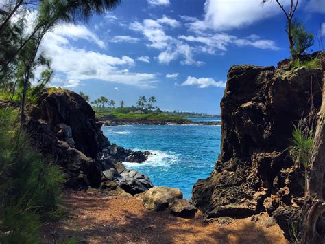 earths breathtaking views kapalua bay maui hawaii  oc