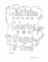 Coloring Meditation Verse Bible Pages sketch template