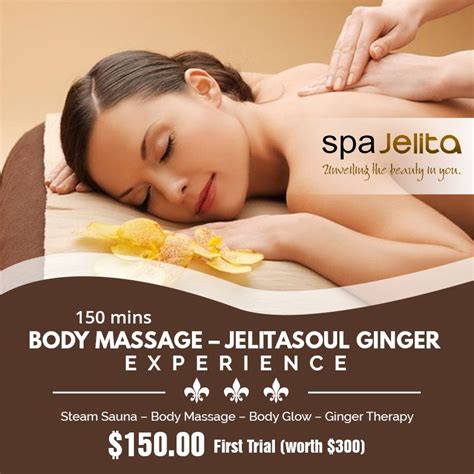 relax refresh re energize with spa jelita s body massage