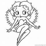 Betty Boop Angel Coloring Pages Wings Xcolorings 1000px 90k Resolution Info Type  Size Jpeg sketch template