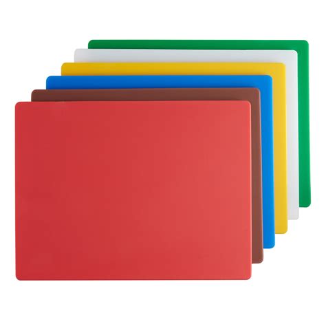 color coded cutting board set  boards webstaurantstore