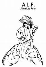 Coloring Pages Alf Eighties Patrick St sketch template