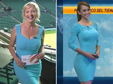 Which Weather Presenter Wore It Better Carol Kirkwood Or