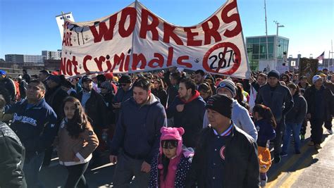 day without latinos protesters march to milwaukee county courthouse